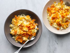 Bukharan Chicken and Rice Plov With Vegetables