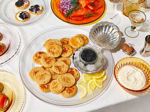 Russian Buckwheat Blini Pancakes 