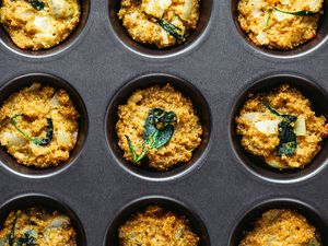 Savory Quinoa Egg Muffins With Spinach