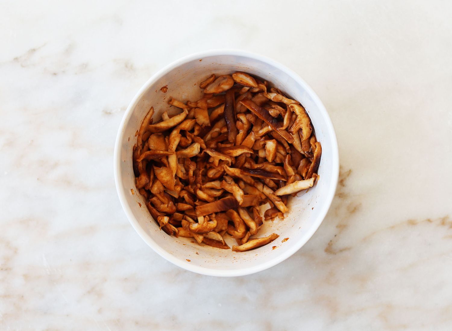 marinated Shitake mushrooms