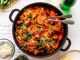 Skillet spaghetti recipe