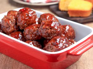 Grape jelly meatballs