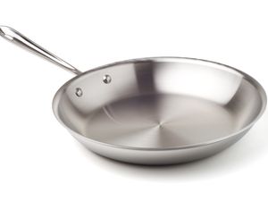 Stainless steel frying pan