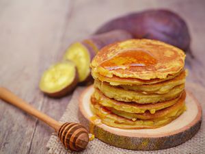 Sweet potato pancakes