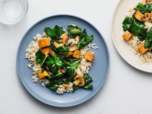 Swiss Chard and Tofu Stir-Fry