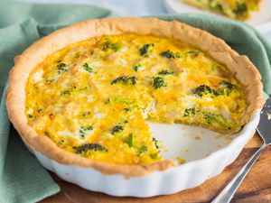 Turkey and Broccoli Quiche Recipe