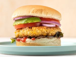 Vegan Chickpea Veggie Burgers