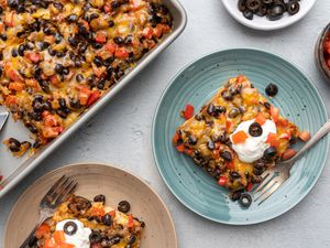 Vegetarian Mexican Casserole With Black Beans