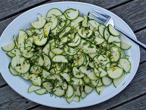 Zucchini Mint Salad